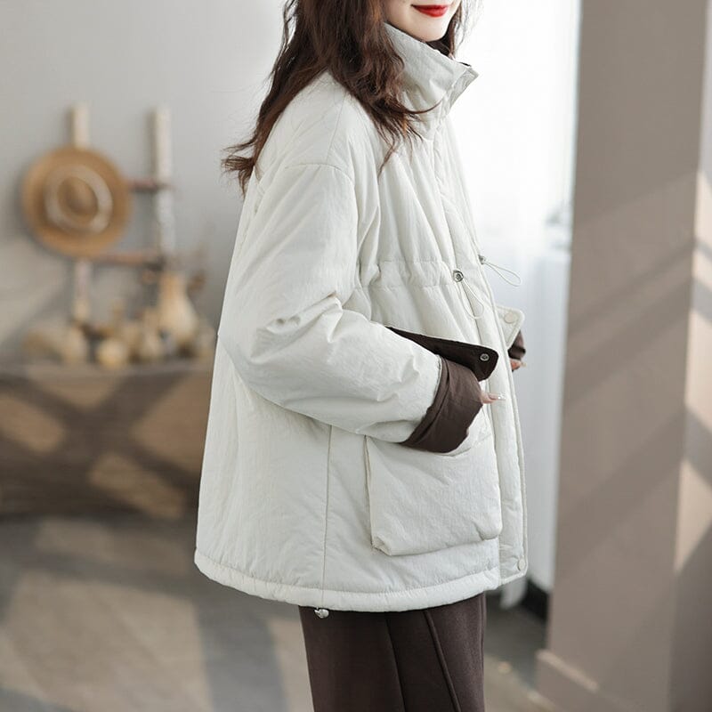 Women Winter Minimalist Casual Quilted Coat Nov 2023 New Arrival 