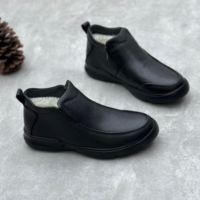 Women Winter Retro Furred Casual Ankle Boots