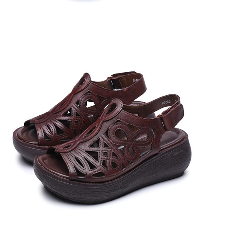 2020 Spring, Summer And Autumn New Casual Leather Sandals August 2020-New Arrival 