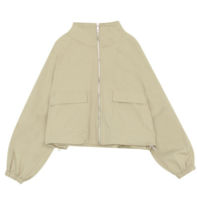 Autumn Minimalist Loose Solid Casual Jacket Oct 2023 New Arrival 