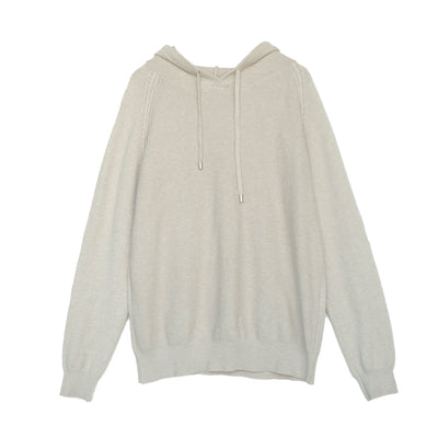 Autumn Minimalist Solid Casual Loose Hoodie Oct 2023 New Arrival 