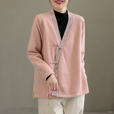 Autumn Retro Irregular Knitted Jacket For Women Sep 2022 New Arrival 