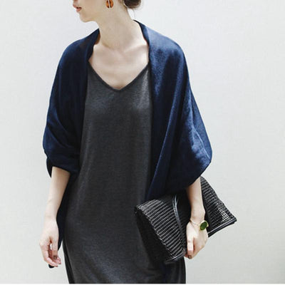Autumn Shawl-style Thin Knit Cardigan September 2020 new arrival 