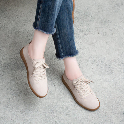 Autumn Women Soft Suede Leather Casual Shoes