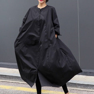 BABAKUD Autumn Long-Sleeved Casual Women's Loose Shirt Dress