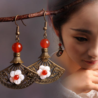 BABAKUD Ethnic Chinese Style Retro Classical Earrings ACCESSORIES 
