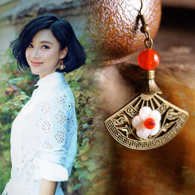 BABAKUD Ethnic Chinese Style Retro Classical Earrings ACCESSORIES 