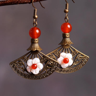 BABAKUD Ethnic Chinese Style Retro Classical Earrings ACCESSORIES Bronze 