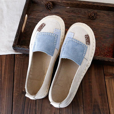 Babakud Flat Casual Handmade Comfortable Women Shoes 2019 Jun New 35 Beige 