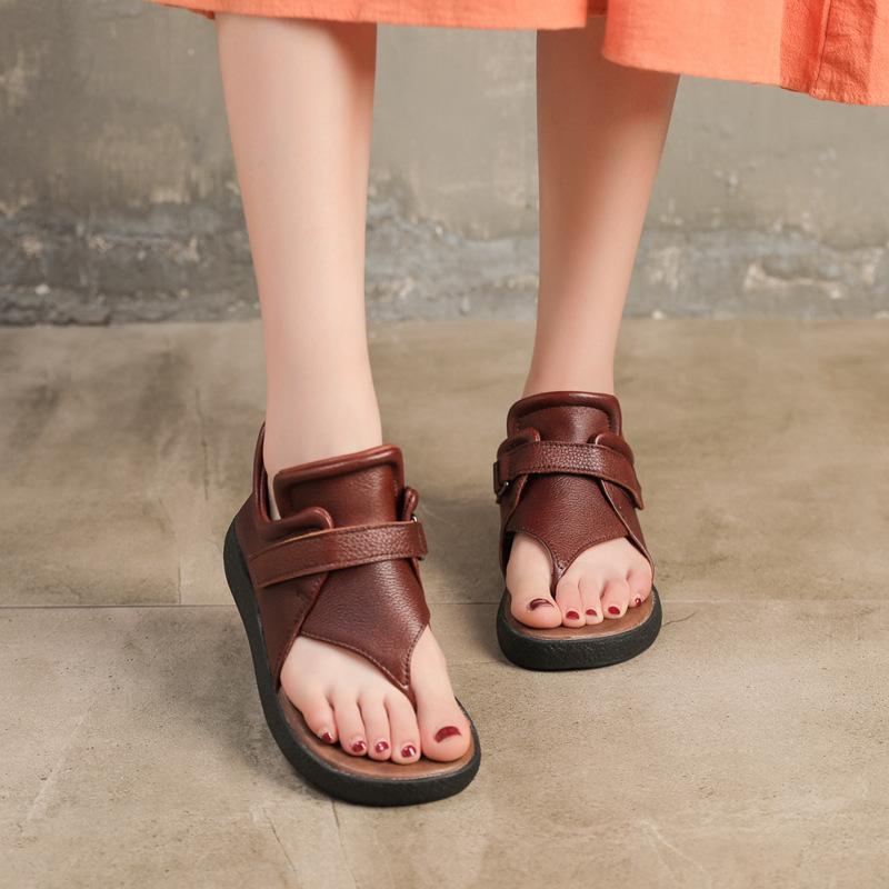 Babakud Handmade Leather Soft Bottom Vintage Sandals 2019 Jun New 