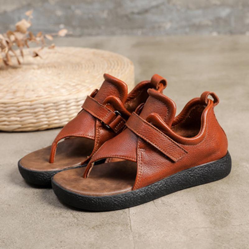 Babakud Handmade Leather Soft Bottom Vintage Sandals 2019 Jun New 