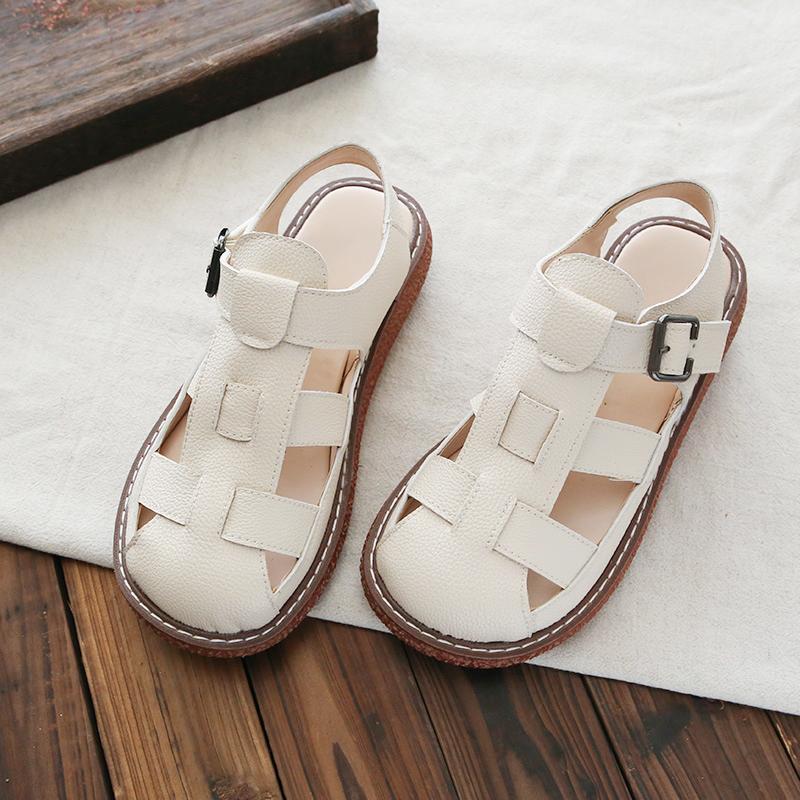 Babakud Hollow Breathable Summer Casual Sandals 2019 Jun New 35 Beige 