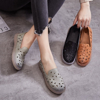 Babakud Hollow Out Casual Flats Loafers 35-41 2019 July New 