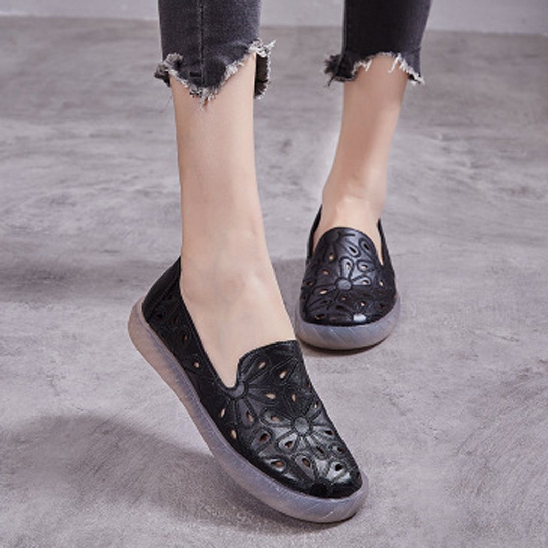 Babakud Hollow Out Casual Flats Loafers 35-41