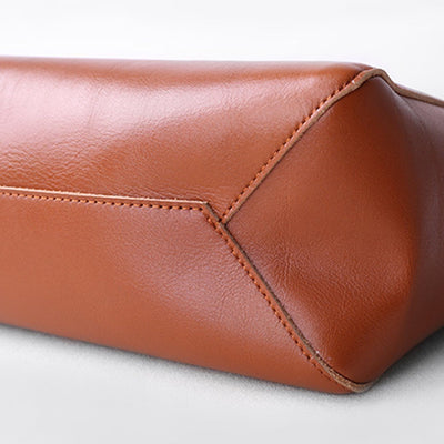 Babakud Leather Handmade Large capacity Commuter Tote Bag