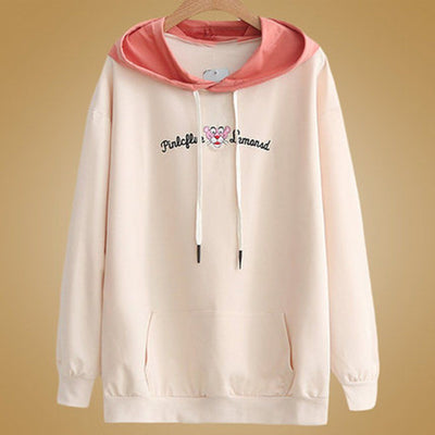 Babakud Loose Embroidery Casual Women Hoodie 2019 September New 