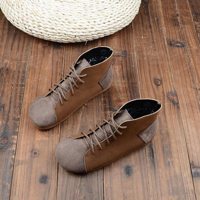 BABAKUD New Autumn Flat Retro Comfortable Casual Boots