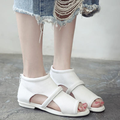 Babakud New Casual Flat Leather Sandals