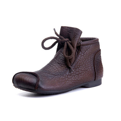 BABAKUD Original Handmade Leather Sewing Lace Up Boots 2019 August New 