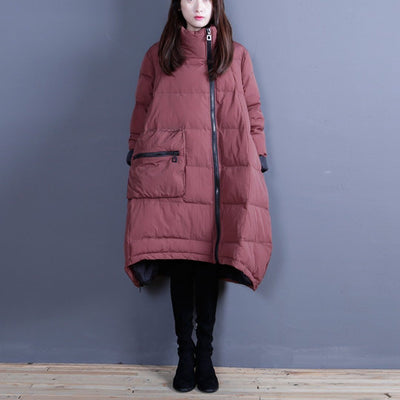 Babakud Original Stand Collar A-Line Winter Quilted Jacket Coat