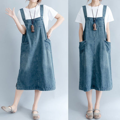 BABAKUD Solid Color Denim Casual Strap Skirt 2019 September New 