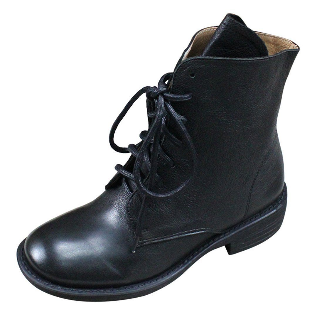 Babakud Solid Leather Original Handmade Comfy Martin Boots