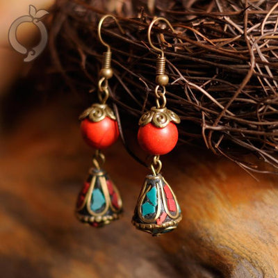 BABAKUD Vintage Ethnic Style Accessories Classical Earrings ACCESSORIES 