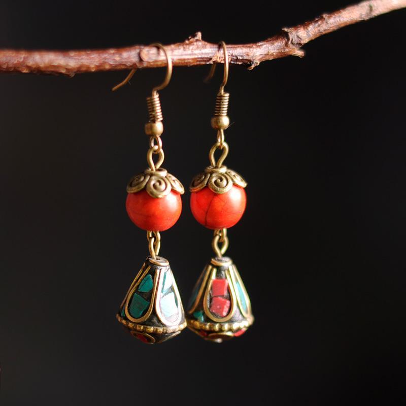 BABAKUD Vintage Ethnic Style Accessories Classical Earrings