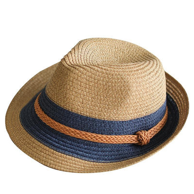 Babakud Vintage Woven Summer Cuffed Straw Hat ACCESSORIES 