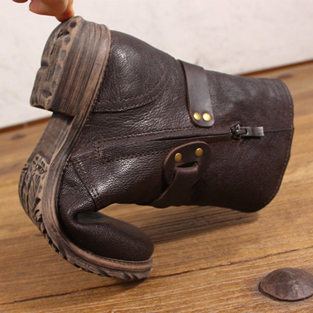 BABAKUD Vintager Handmade Belt Buckle Motorcycle Boots
