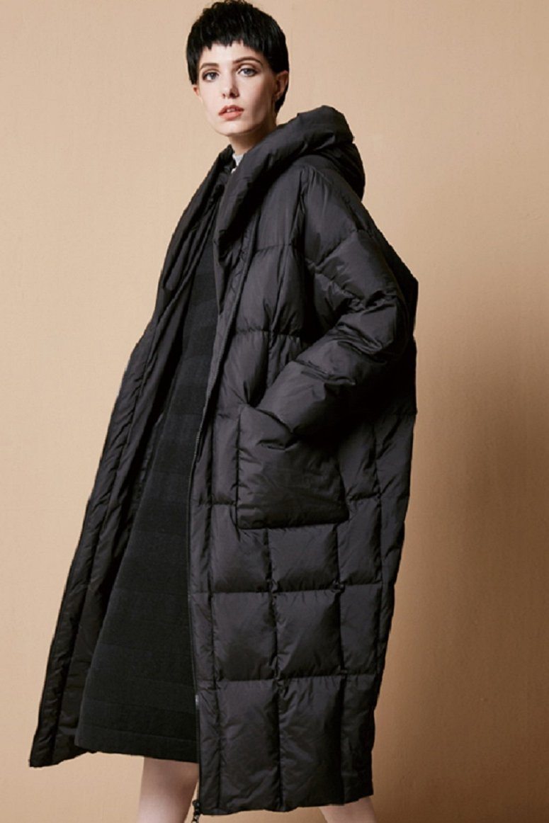 Babakud Winter Loose Large Size Hooded Cotton Coat