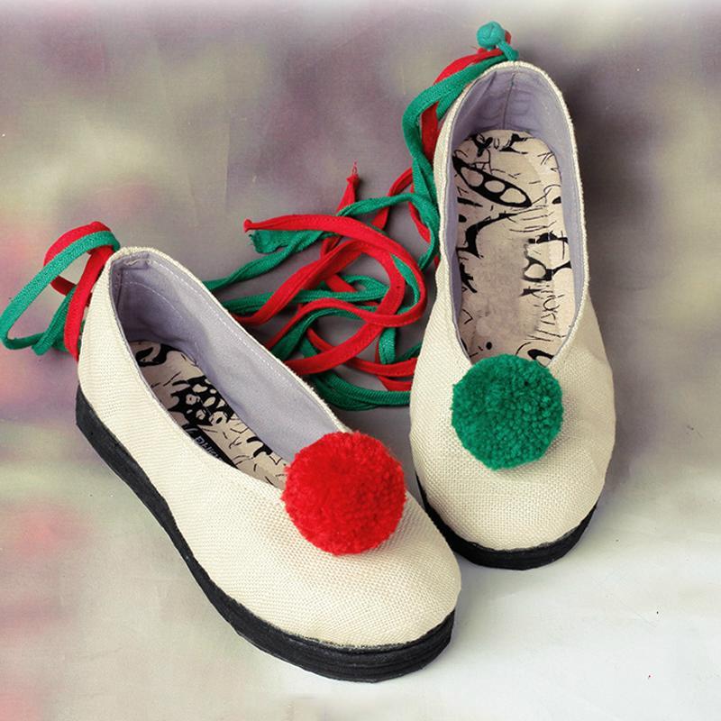 Babakud Women Solid Cotton Linen Belt Casual Shoes 2019 Jun New 