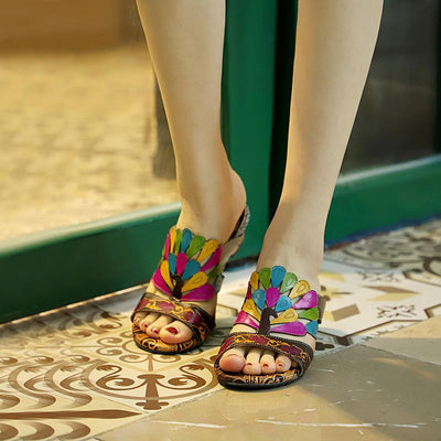 Bohemian Retro Handmade Comfortable Casual Sandals Slippers 36-42 2019 May New 