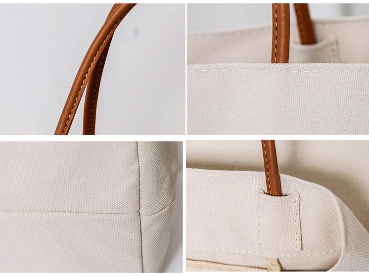 Canvas Large Capacity Shopping Bag Tote Bag July 2020-New Arrival 