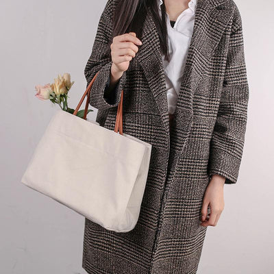 Canvas Large Capacity Shopping Bag Tote Bag July 2020-New Arrival 