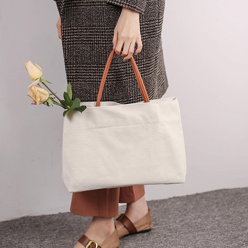 Canvas Large Capacity Shopping Bag Tote Bag