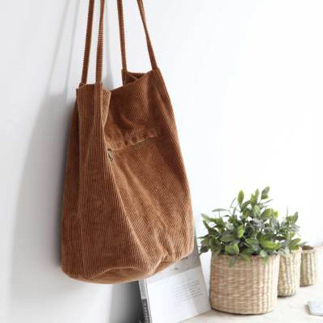 Canvas Simple Shoulder Bag For Women