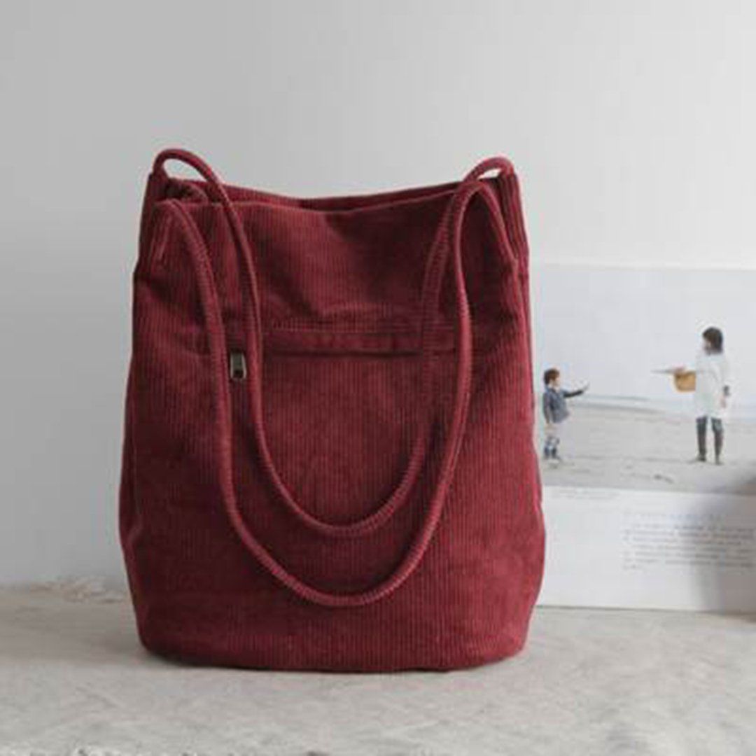Canvas Simple Shoulder Bag For Women ACCESSORIES 