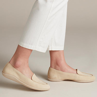 Casual Comfortable Flat Slip On Loafers Shoes 2019 April New 36 Beige 