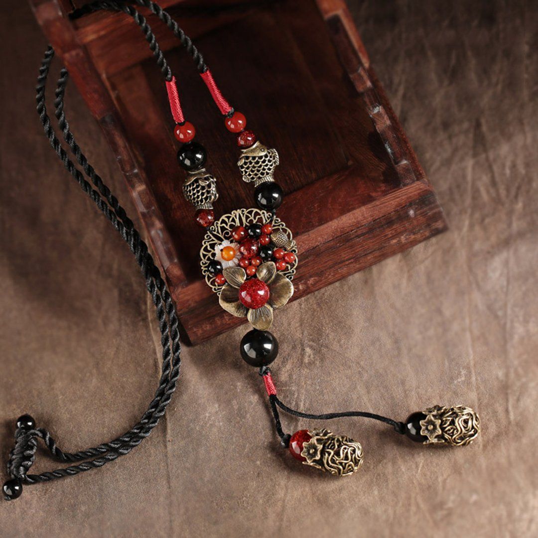 Chain Simple Women Pendant Ornaments Accessories Ethnic Style Necklace Fashion