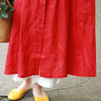 Color Block Sewing Dress