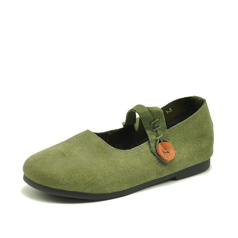 Comfortable Soft Sole Shallow Mouth Flat Peas Shoes