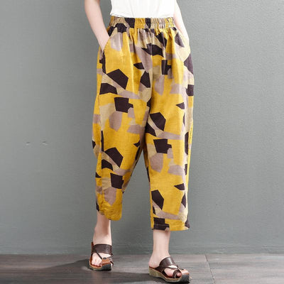 Cotton Linen Women Loose Leisure Pants 2019 May New 