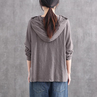 Cotton Long-sleeved Women's Casual Hoodie Nov 2020-New Arrival 