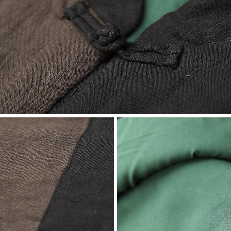 Ethnic Retro Winter Cotton Padded Linen Coat Dec 2021 New Arrival 