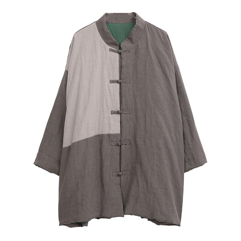 Ethnic Retro Winter Cotton Padded Linen Coat Dec 2021 New Arrival 
