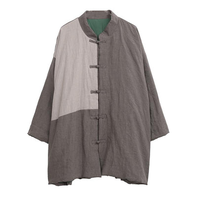 Ethnic Retro Winter Cotton Padded Linen Coat