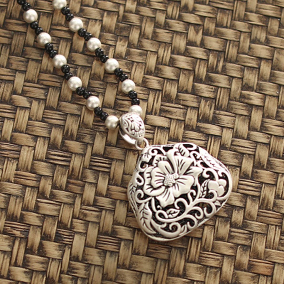 Ethnic style With Imitation Silver Pendant For Necklaces ACCESSORIES Purse 