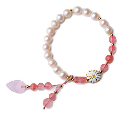 Fashion Retro Pearl Crystal Bracelet