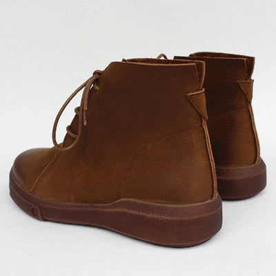 Flats Martin Boots With Lace-Up Detail 2019 November New 